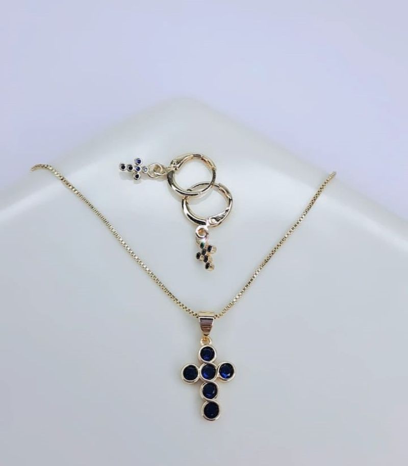 Comprar Juegos De Cadenas De Cruz Azul en Electroshopy - Ángulo 3